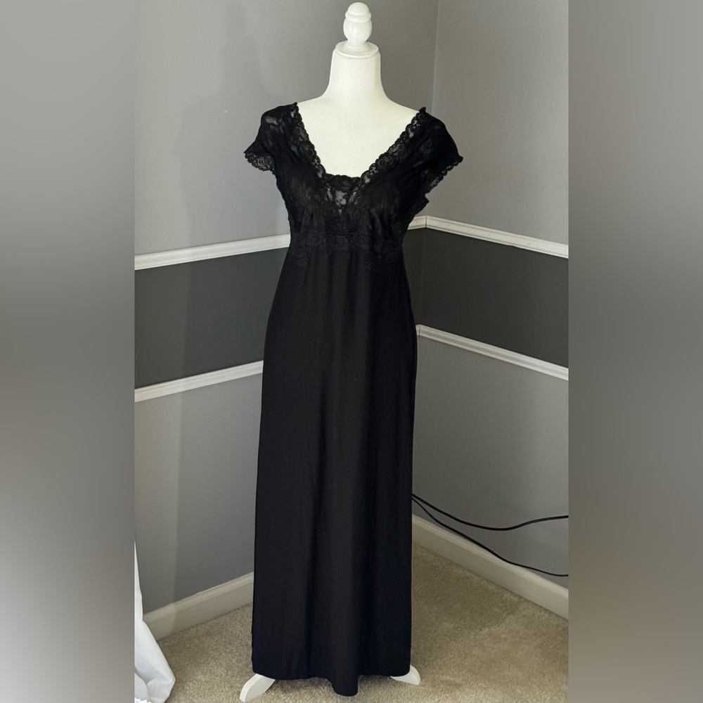 Soma Black Lace Nightgown